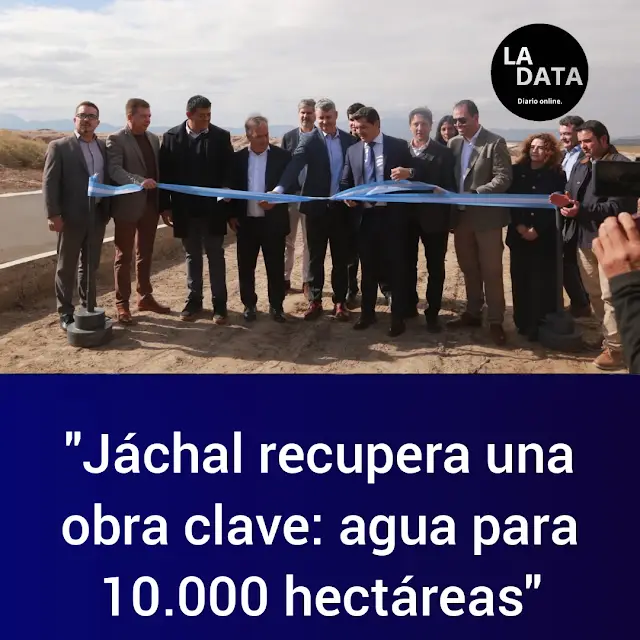 JÁCHAL RECUPERA UNA OBRA CLAVE PARA SU PRODUCCIÓN