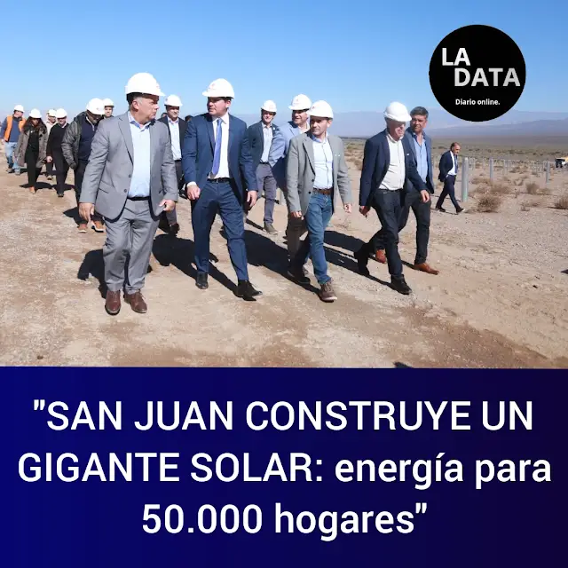 SAN JUAN CONSTRUYE EL PARQUE SOLAR MÁS GRANDE DE LA PROVINCIA